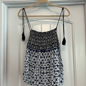 BB Dakota | Torina Tie Dye Smocked Tank Top